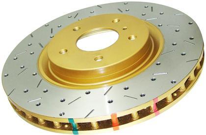 VEX Motorsports, DBA 4000 SERIES FRONT DRILLED/SLOTTED ROTOR FOR 1993-1998 TOYOTA SUPRA NON TURBO 4748XS