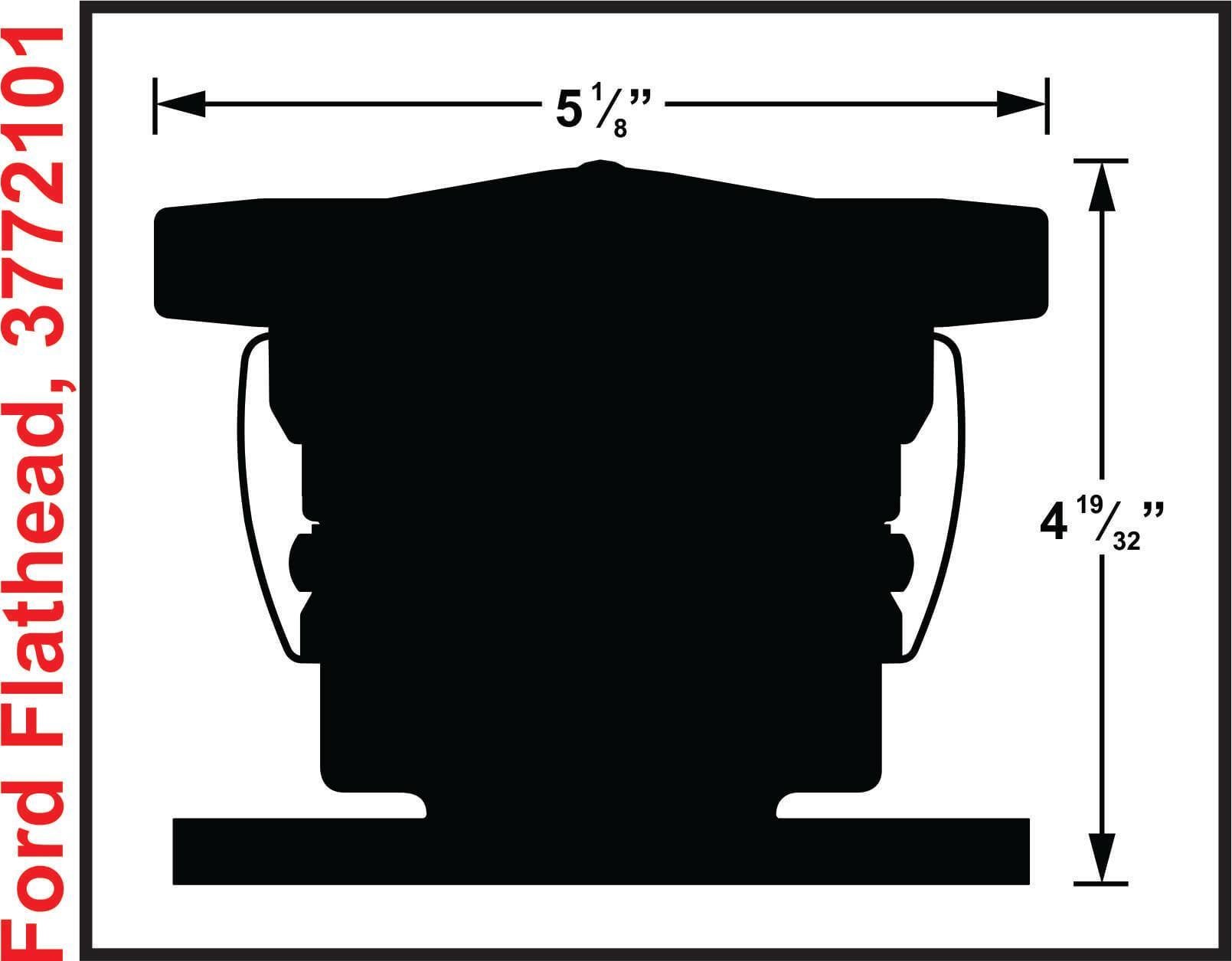 Mallory, Mallory 3772101 Unilite Distributor, 3-Bolt Ford Flathead