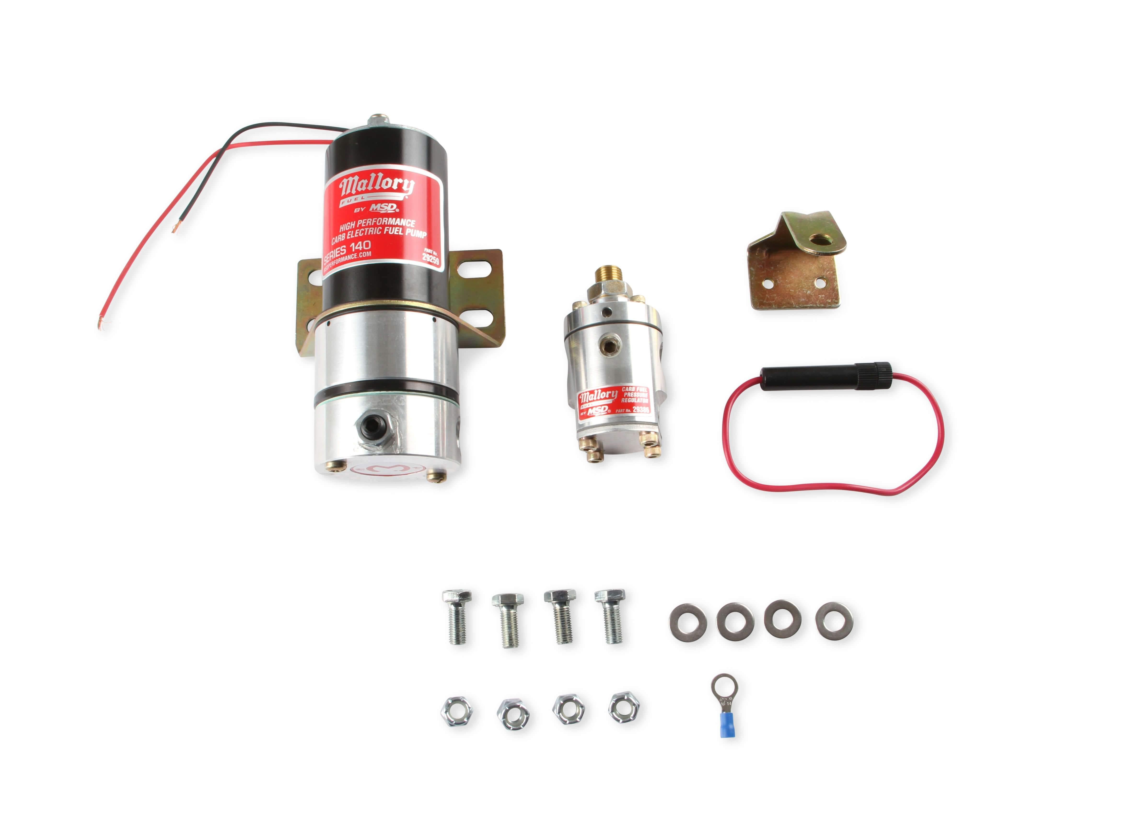 Mallory, Mallory Model 140 Fuel Pump with Non-Bypass Regulator - 29209