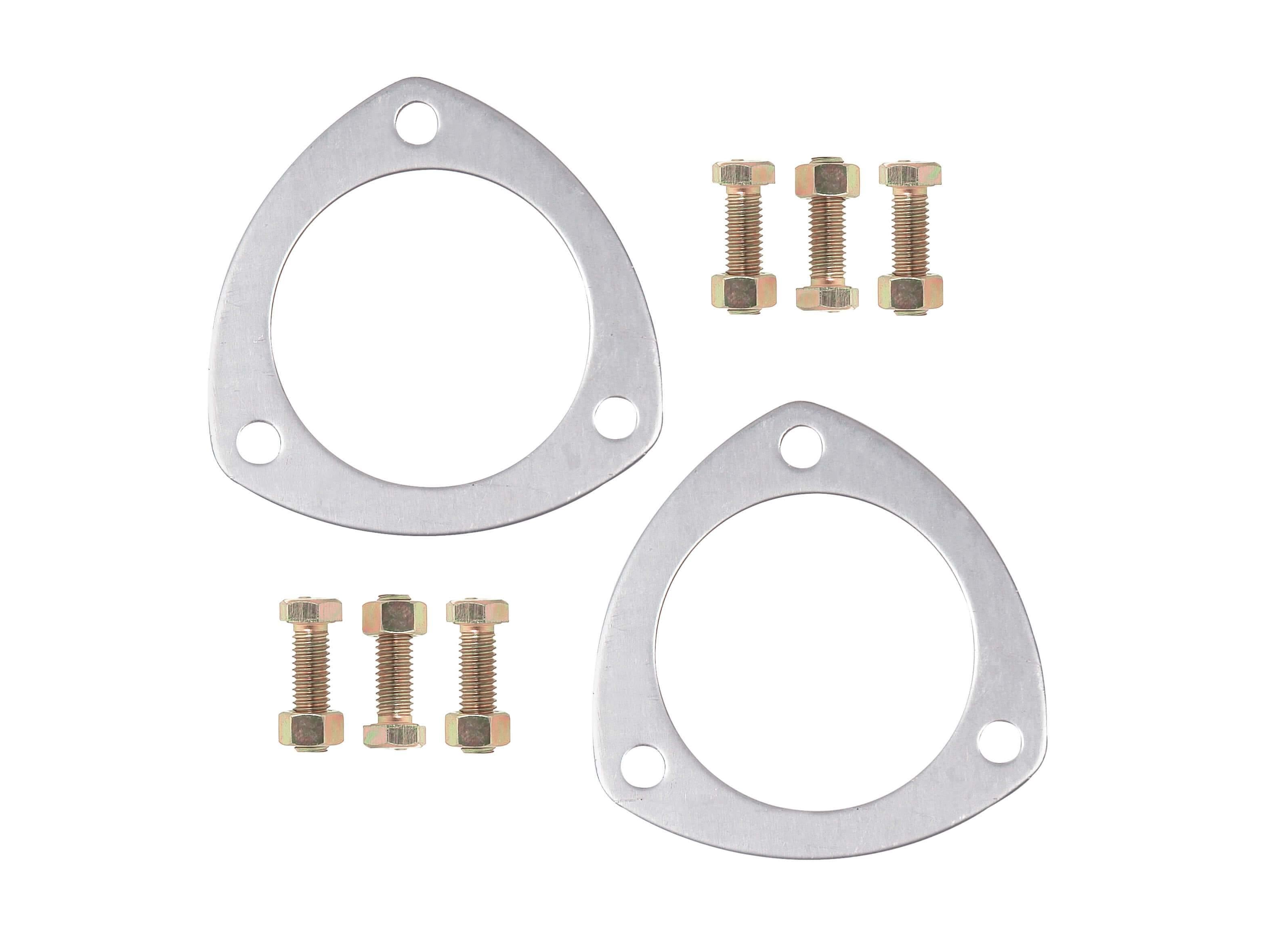 Mr. Gasket, Mr Gasket 7421G 3" Aluminum Exhaust Collector Flange Gasket Set with Bolts